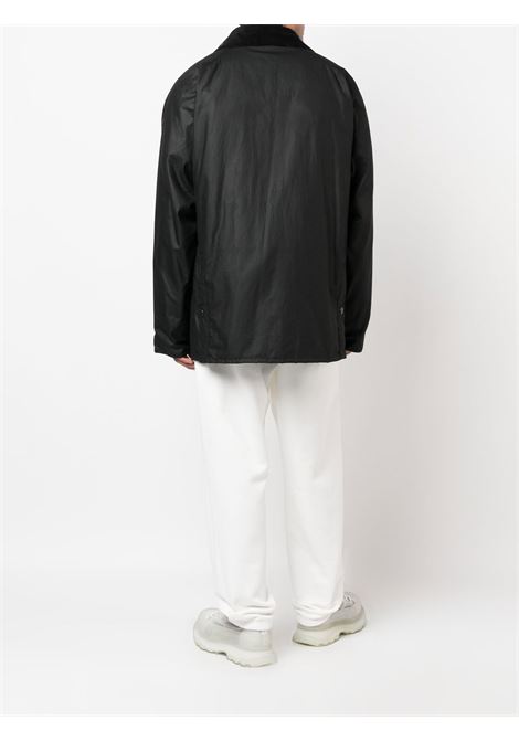 piumino nero cerato con imbottitura in piuma Wight MONCLER 1952 | WIGHT 1A000-34-M2146999